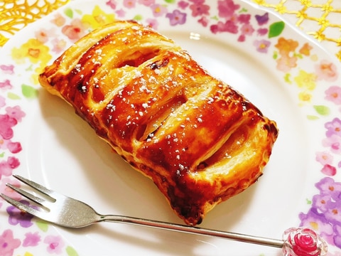 超簡単♡パイシートでアップルパイ